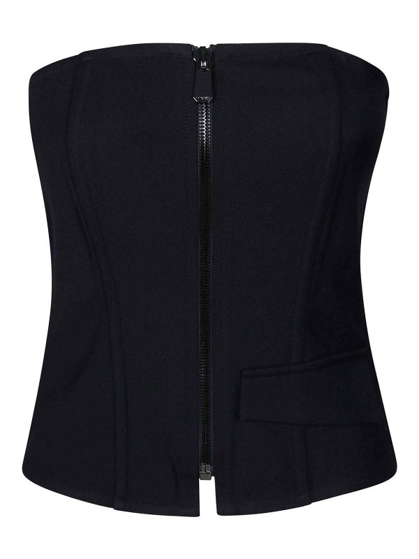 Pinko: Tops & Tank tops - Cannubi Top Diagonal Mixed
