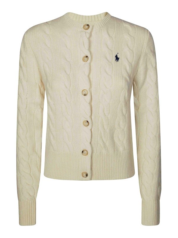 POLO RALPH LAUREN: カーディガン - カーディガン - ベージュ