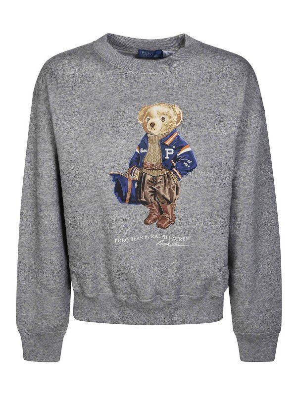 POLO RALPH LAUREN: スウェット＆セーター - スウェットシャツ/セーター - グレー