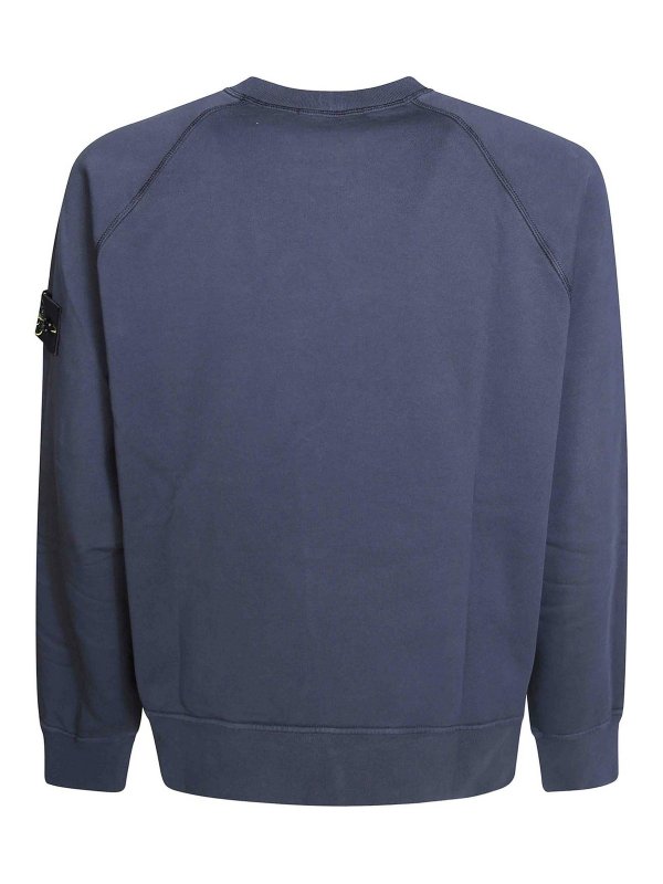 STONE ISLAND: スウェット＆セーター online - スウェットシャツ/セーター - ブルー