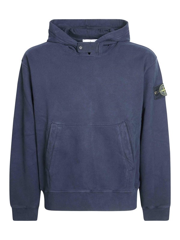 STONE ISLAND: スウェット＆セーター - スウェットシャツ/セーター - ブルー