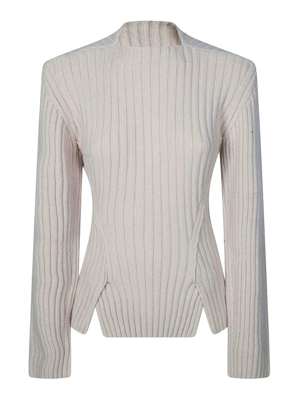 VICTORIA BECKHAM: クルーネック - クルーネック - ベージュ