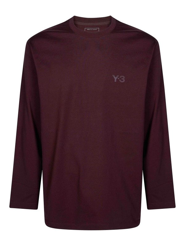 Y-3: Camisetas - Camiseta - Rojo