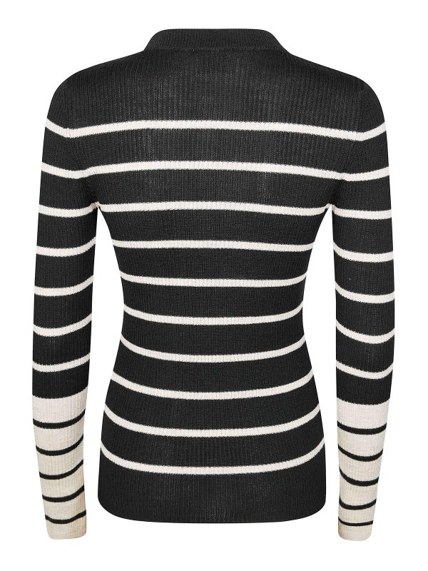8PM: Strickpullover mit Rundhalsausschnitt online - Rundhalspullover - Schwarz