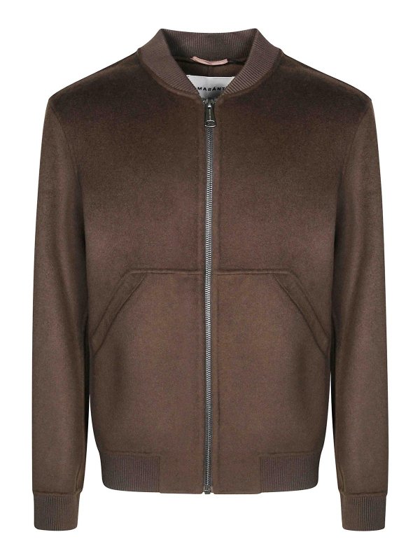 AMARANTO: Bomberjacken - Bomberjacke - Braun