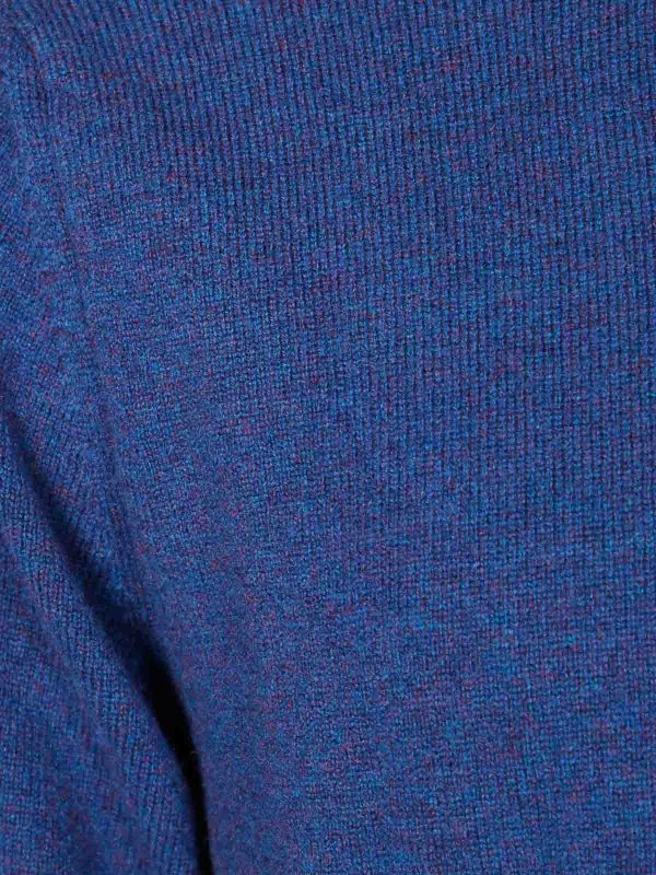 The Best Shops COMME DES GARCONS: Strickpullover mit Rundhalsausschnitt - Rundhalspullover - Blau