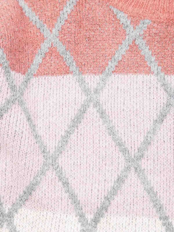 The Best Shops CASABLANCA: Strickpullover mit Rundhalsausschnitt - Rundhalspullover - Rosa