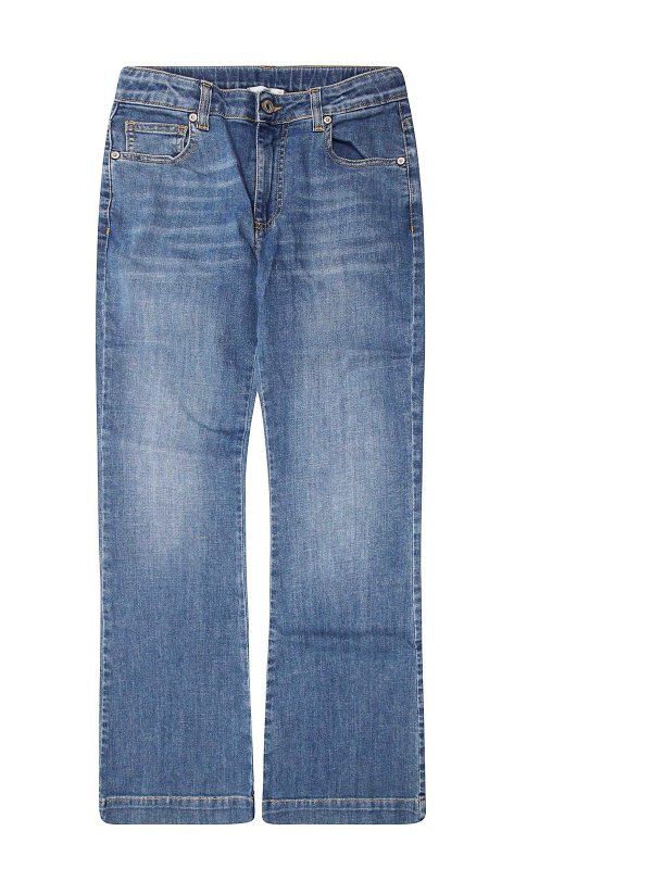 CASABLANCA: Bootcut - Bootcut Jeans - Blau