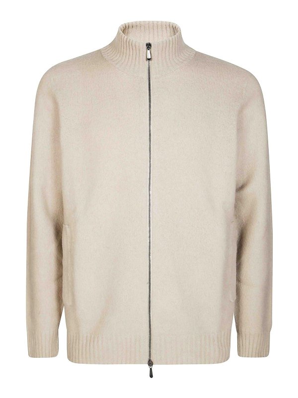 DRUMOHR: Cardigans - Cardigan - Weiß