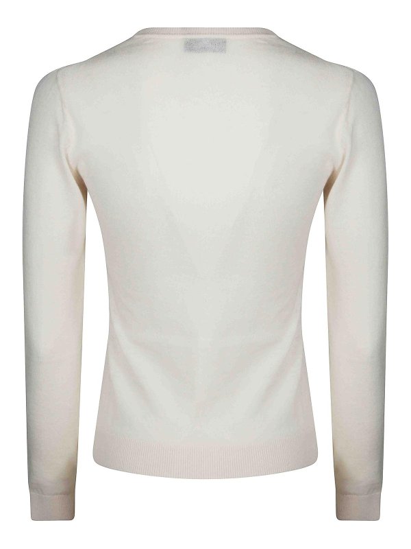 ELISABETTA FRANCHI: クルーネック online - クルーネック - 白