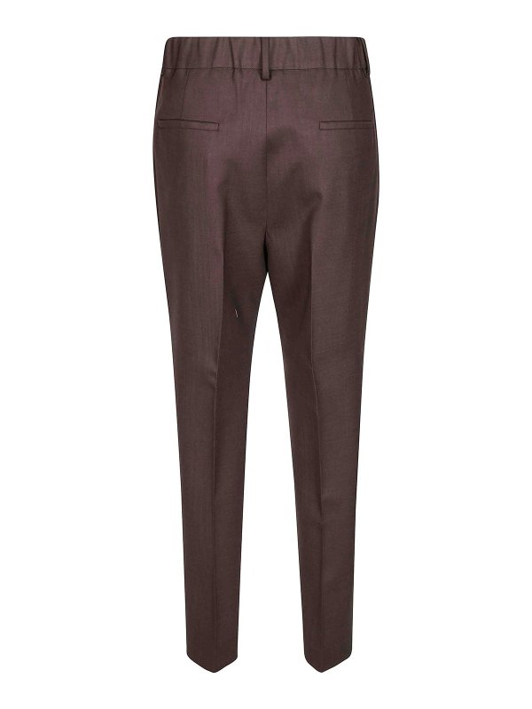 INCOTEX: casual trousers online - Galene Elastic Wool Back