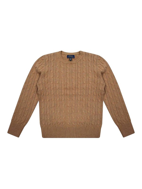 POLO RALPH LAUREN: クルーネック - クルーネック - ベージュ