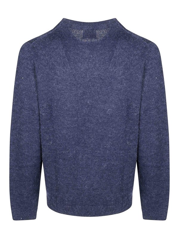 SUN 68: Strickpullover mit Rundhalsausschnitt online - Rundhalspullover - Blau