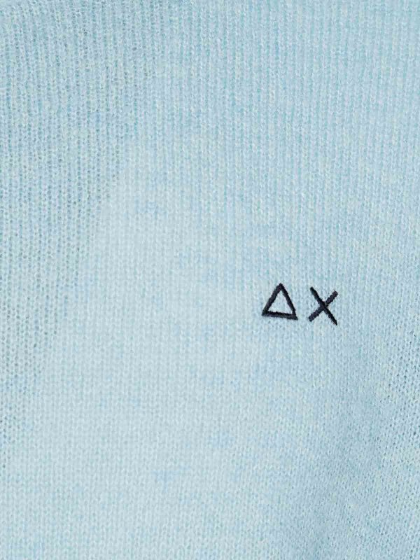 The Best Shops SUN 68: Pull col rond - Pull Col Rond - Bleu Clair