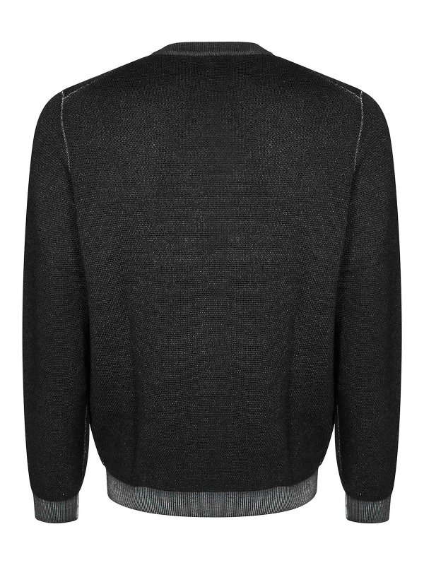 SUN 68: Strickpullover mit Rundhalsausschnitt online - Rundhalspullover - Schwarz