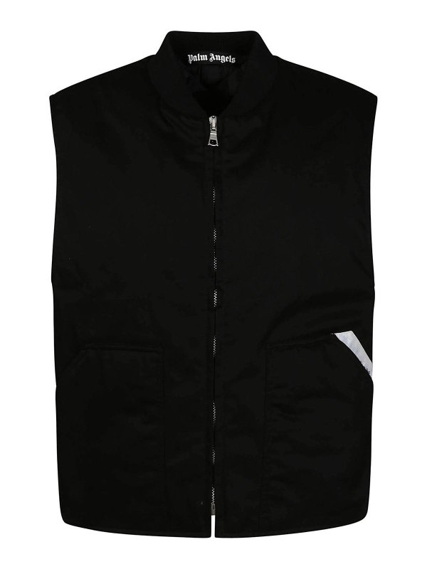 Palm Angels: Chalecos  - Chaleco - Negro