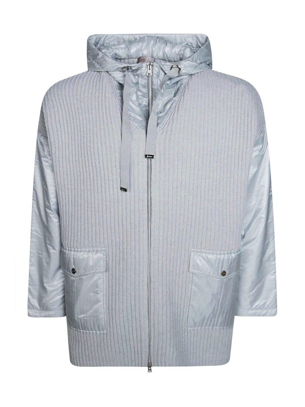 HERNO: hats & caps - Wool cape with hood