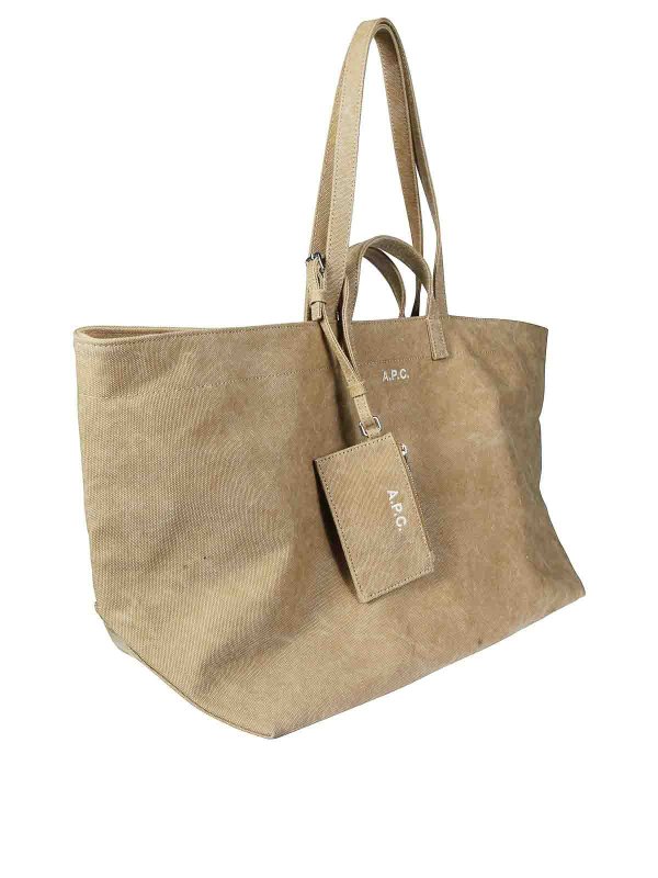 A.P.C.: totes bags online - Le Drummer Toile