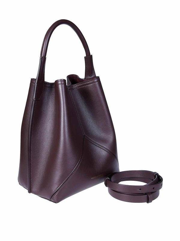 VICTORIA BECKHAM: バケットバッグ online - バケットバッグ - ダークレッド