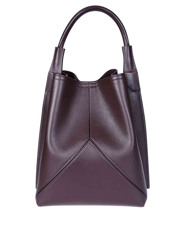 The Best Shops VICTORIA BECKHAM: バケットバッグ - バケットバッグ - ダークレッド