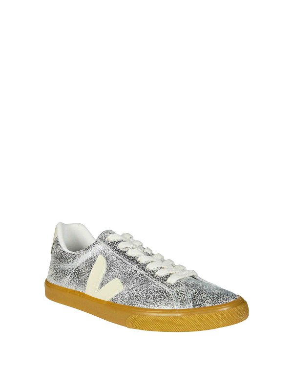 VEJA: sneakers online - Sneaker Esplar Laminata Argento