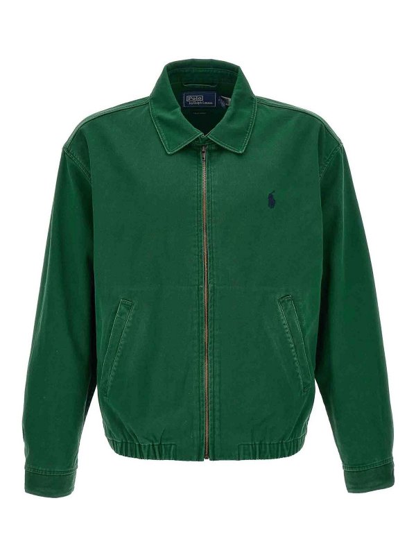 POLO RALPH LAUREN: カジュアルジャケット - カジュアルジャケット - 緑