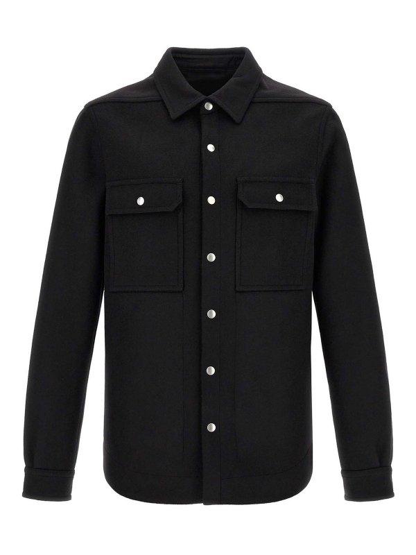 RICK OWENS: casual jackets - Overshirt jacket