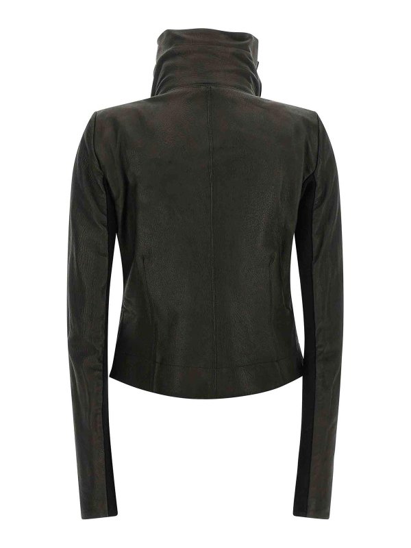 RICK OWENS: レザージャケット online - レザージャケット - 黒