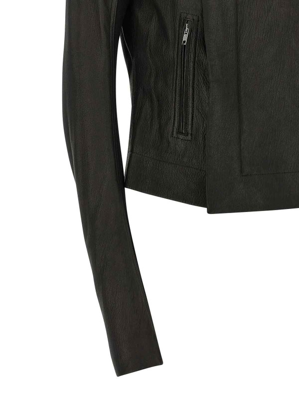 レザージャケット - 黒 shop online: RICK OWENS
