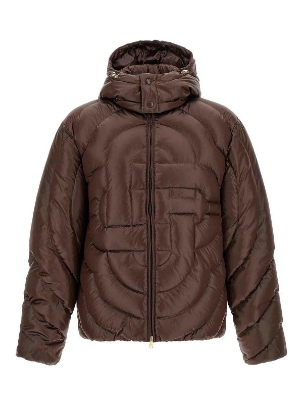 CASABLANCA: padded jackets - monogram