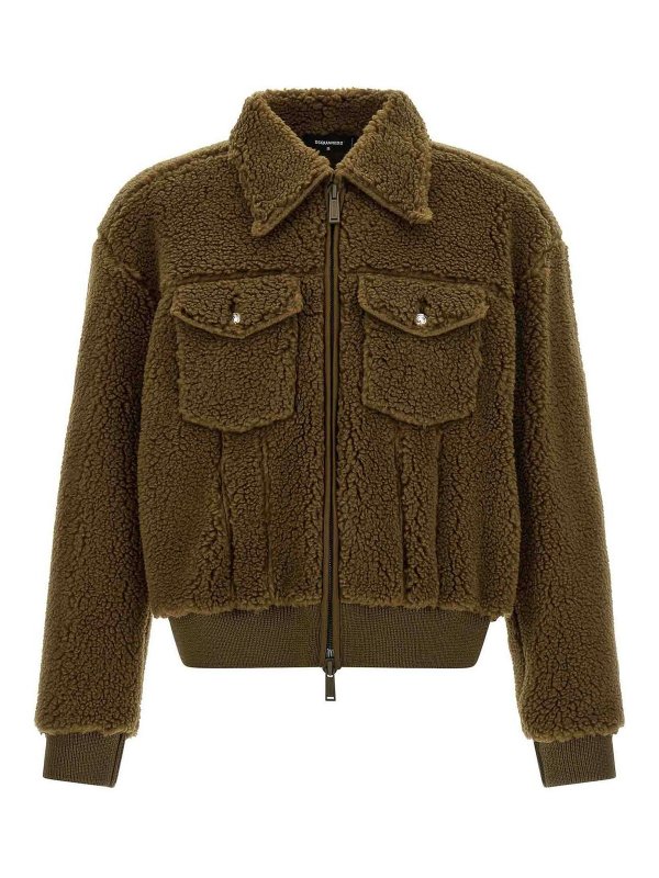 DSQUARED2: casual jackets - teddy