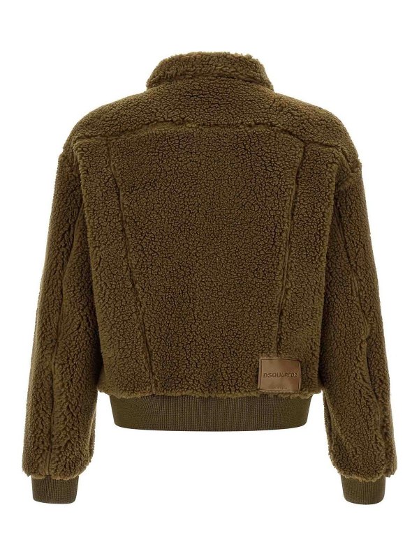 DSQUARED2: casual jackets online - teddy