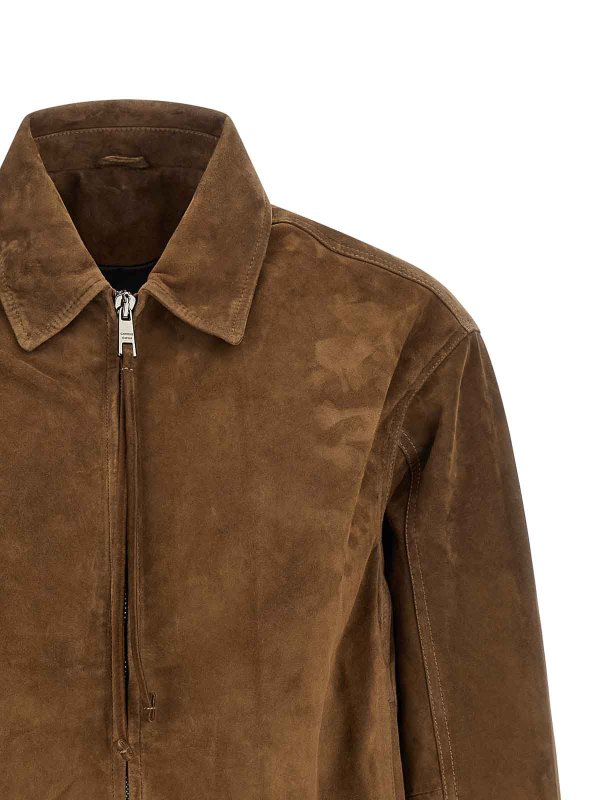 The Best Shops GIORGIO BRATO: leather jacket - Suede jacket
