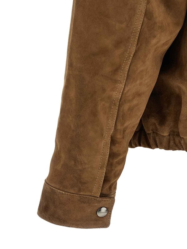 Suede jacket shop online: GIORGIO BRATO