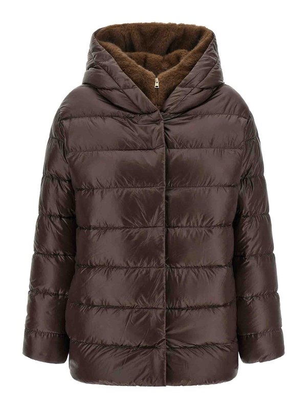 HERNO: Kurze Daunenjacken - Daunenjacke - Braun