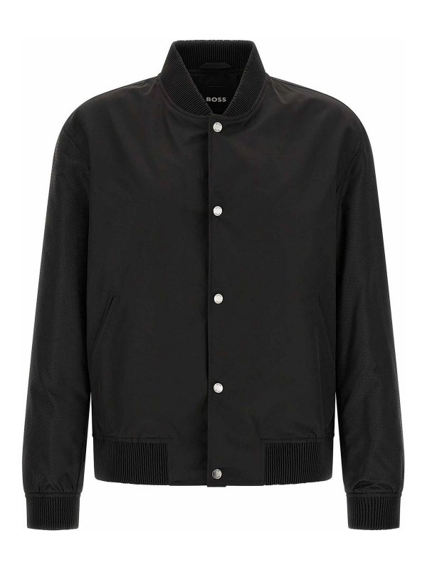Hugo Boss: ボンバージャケット - ボンバージャケット - 黒