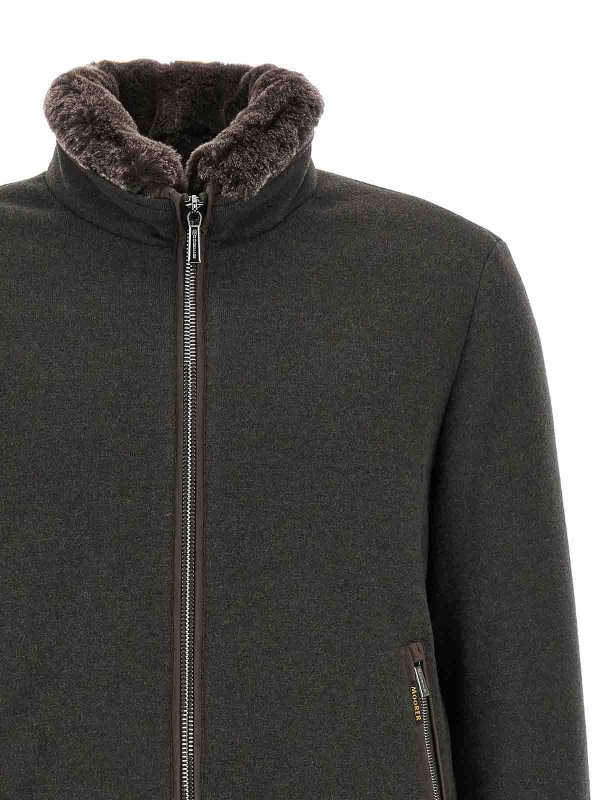 The Best Shops MOORER: Bombers - Bomber - Marron