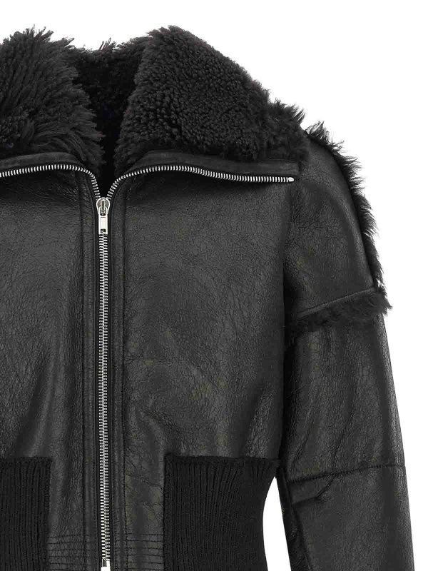 The Best Shops RICK OWENS: ボンバージャケット - ボンバージャケット - 黒