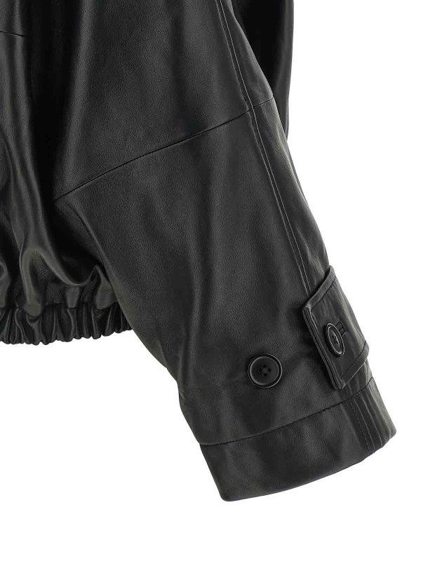 Blouson leather jacket shop online: ROHE