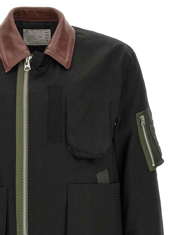 The Best Shops Sacai: giacche imbottite - Giubbotto in cotone