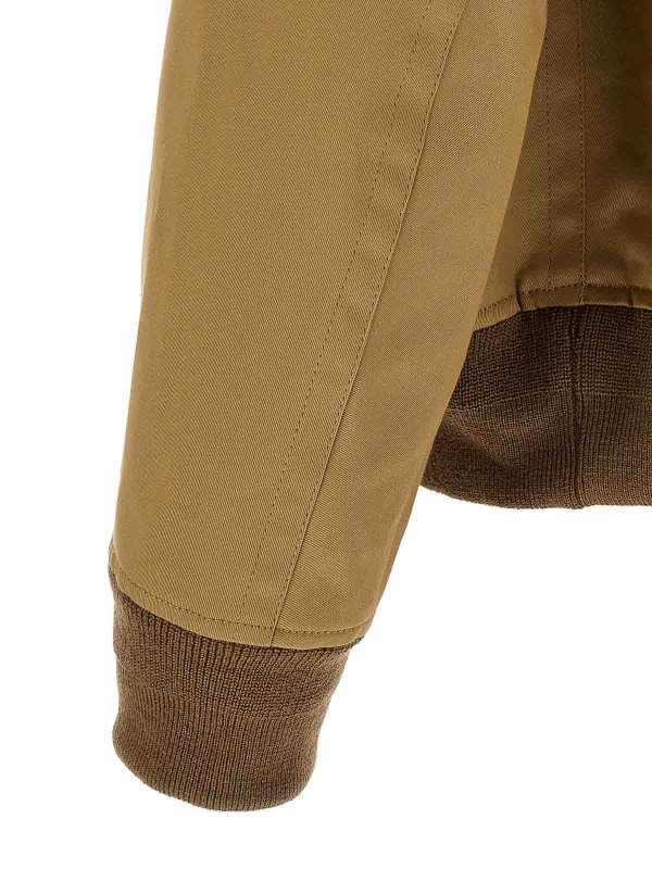 レザーコート - ブラウン shop online: Sacai