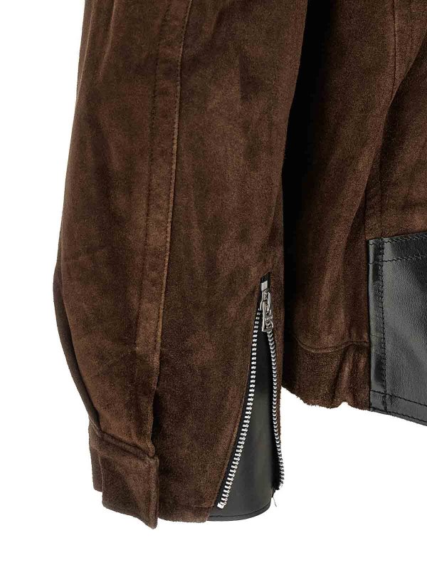 Suede blouson shop online: Sacai