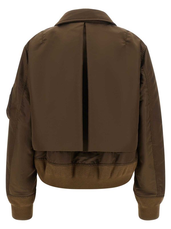 The Best Shops Sacai: cappotti al ginocchio - Giubbotto doppio strato