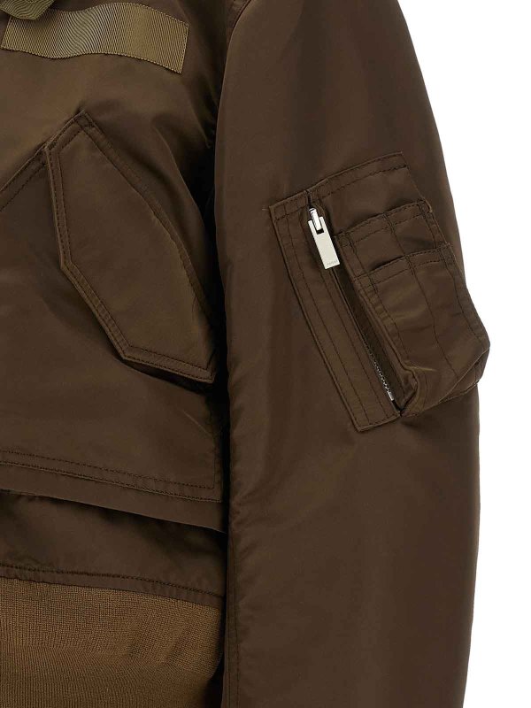 Sacai buy online Giubbotto doppio strato