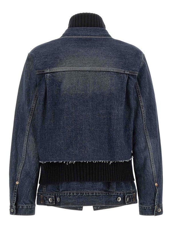 Sacai: casual jackets online - Hybrid jacket