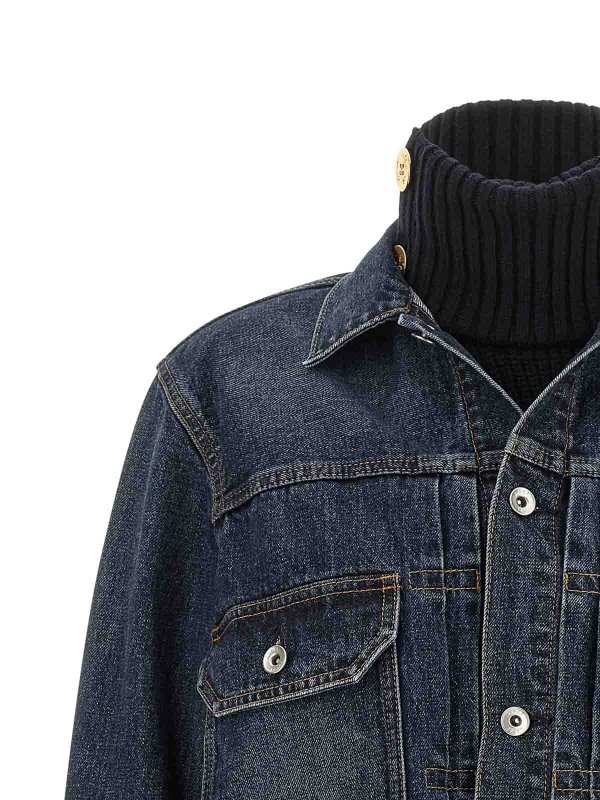 The Best Shops Sacai: casual jackets - Hybrid jacket