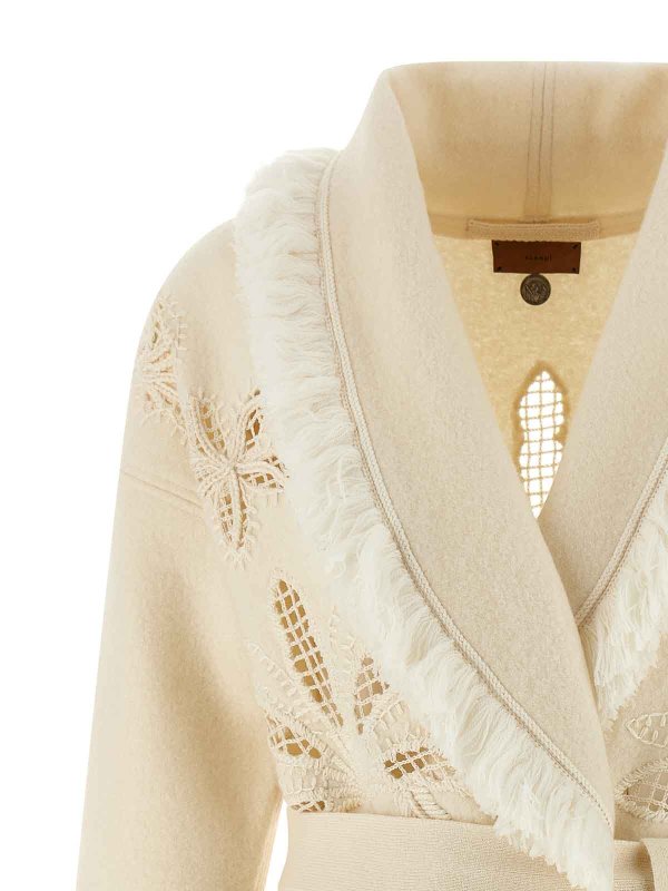The Best Shops ALANUI: Cardigans - Cardigan - Weiß