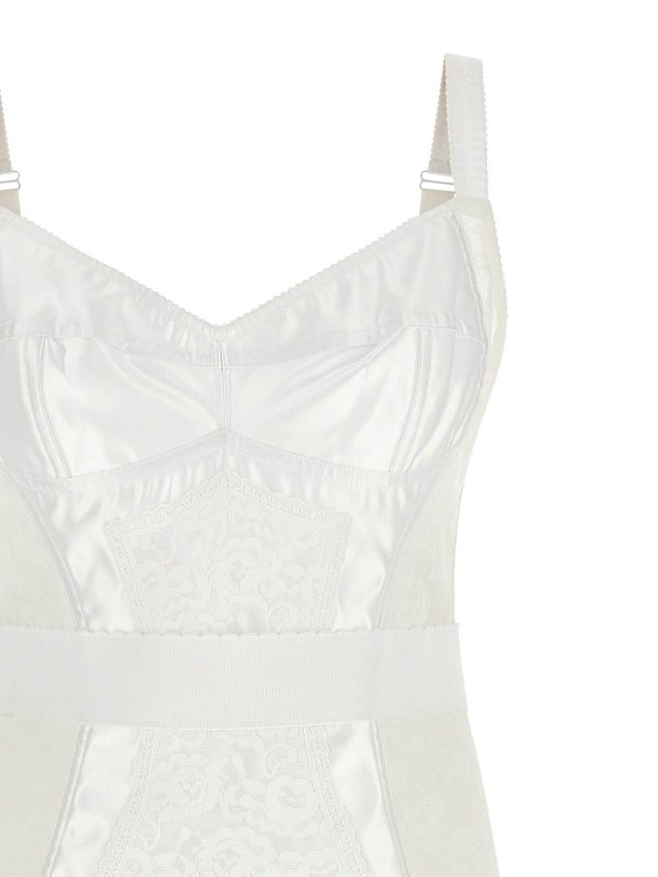 The Best Shops DOLCE & GABBANA: ニーレングスドレス - 膝丈ドレス - 白