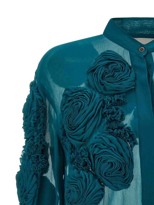 The Best Shops DRIES VAN NOTEN: Hemden - Hemd - Grün