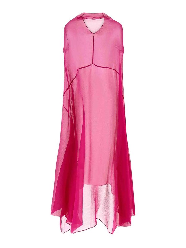 DRIES VAN NOTEN: ニーレングスドレス online - 膝丈ドレス - マルチカラー